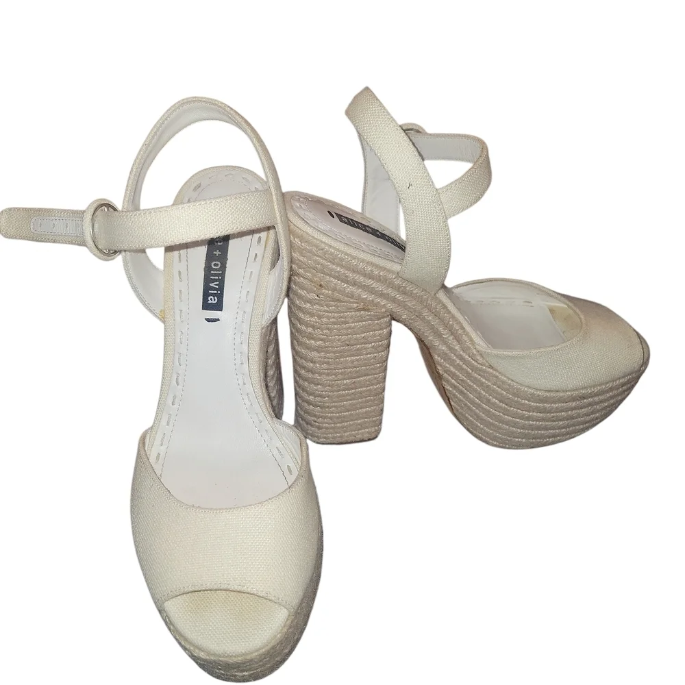 Alice + Olivia Cream Women's Shoes